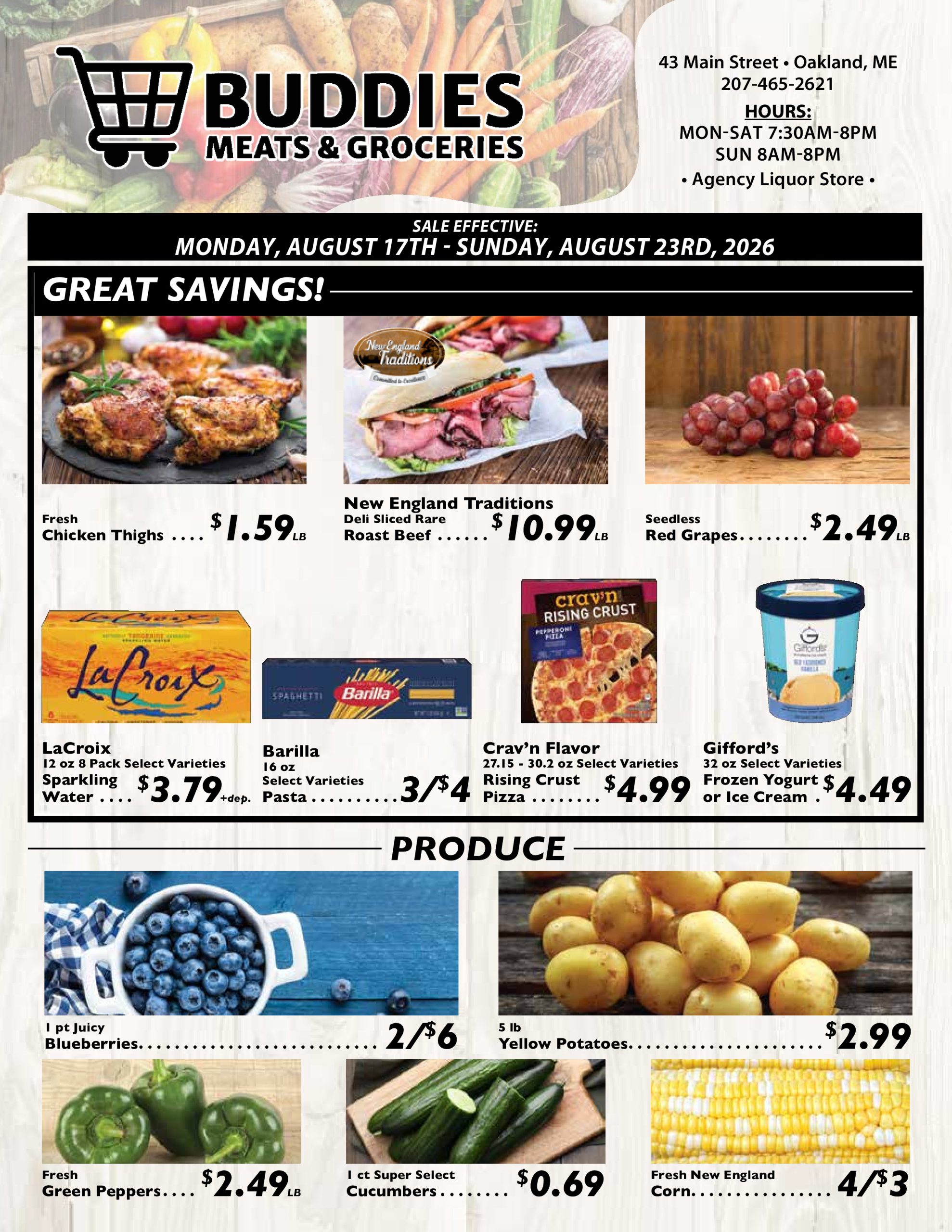 Read more about the article Sales Flyer for 8/17 to 8/23
