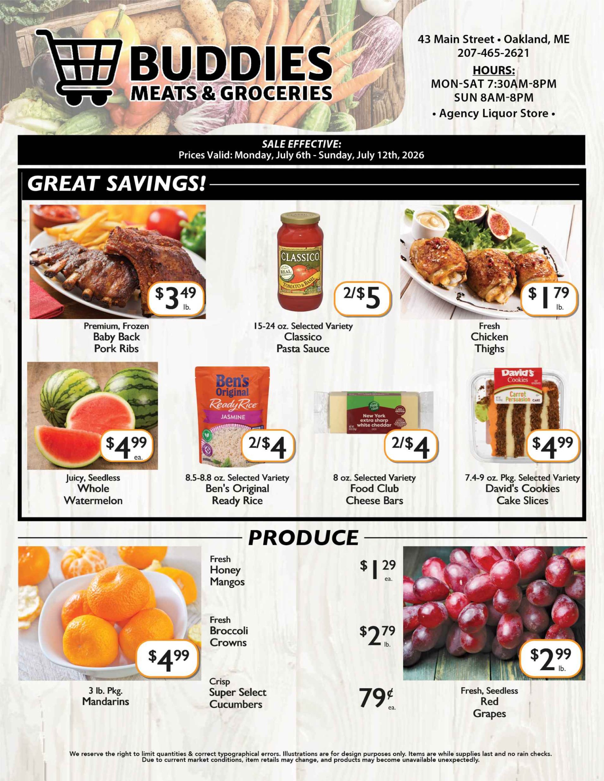 Read more about the article Sales Flyer for 7/6 to 7/12